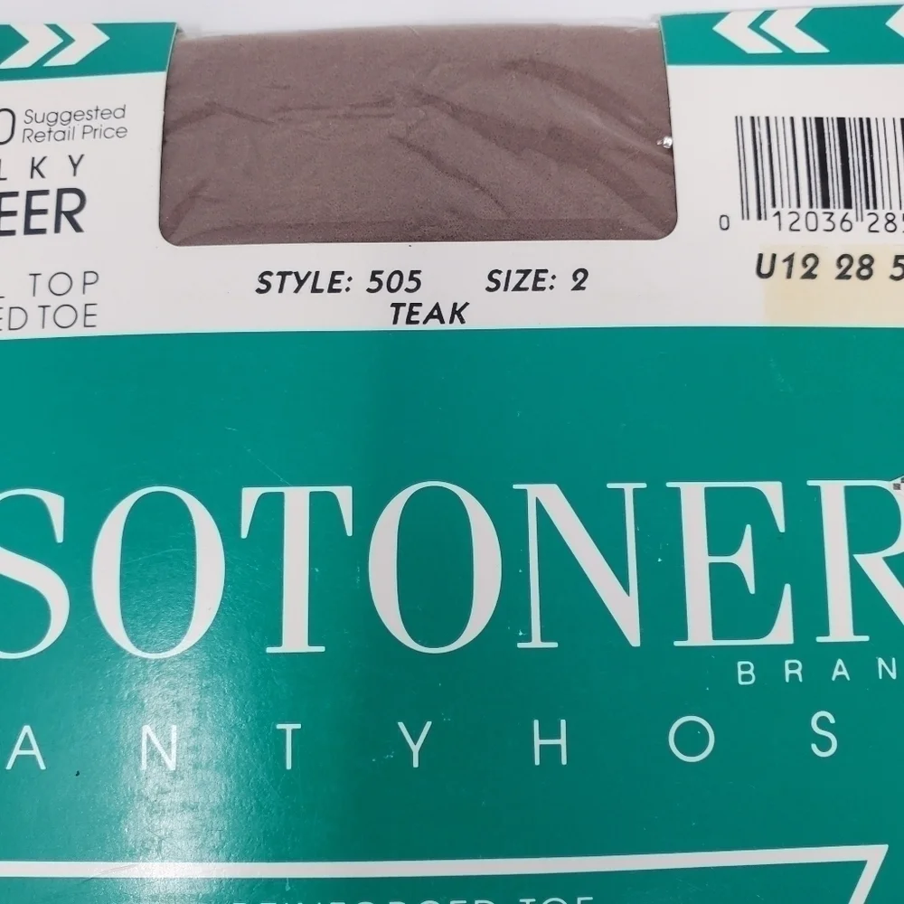 NOS VINTAGE PANTYHOSE NYLONS HOSIERY ISOTONER & SEARS NICE TOUCH WOMEN LOT OF 2